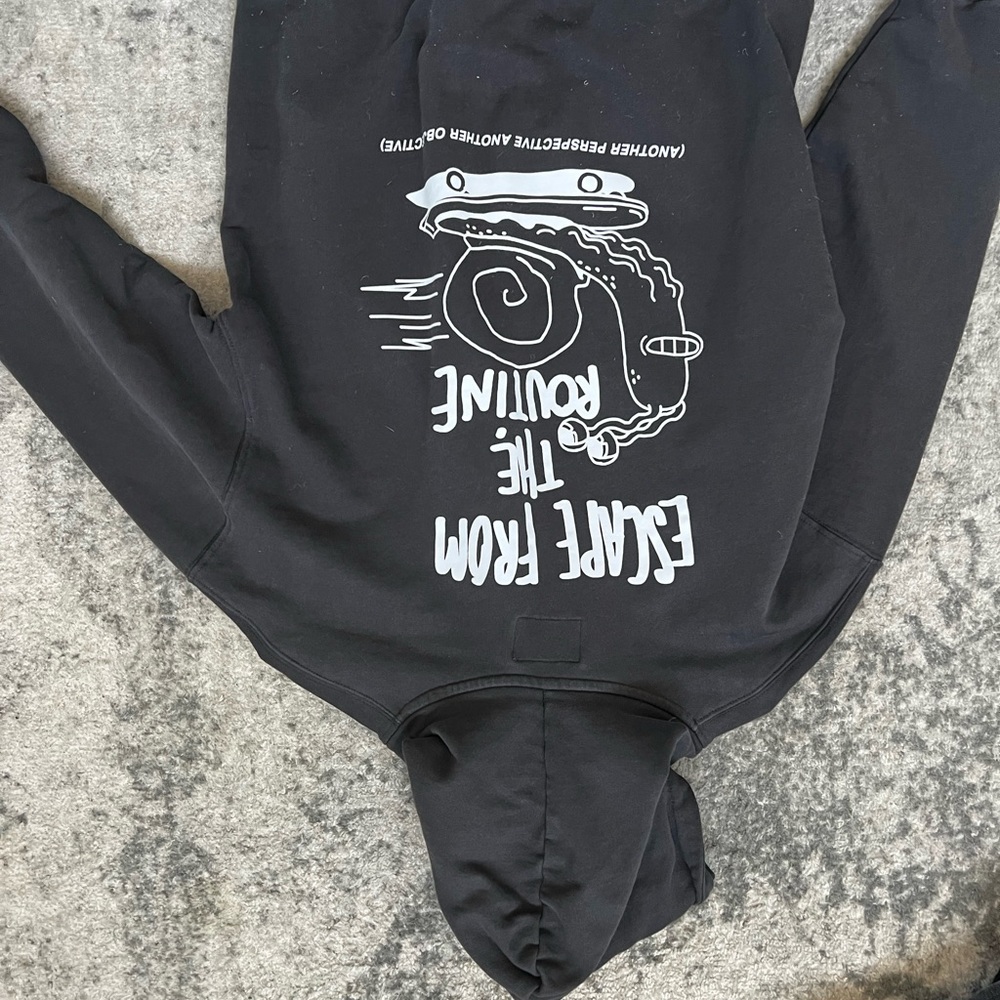 Zara black sweatshirt
